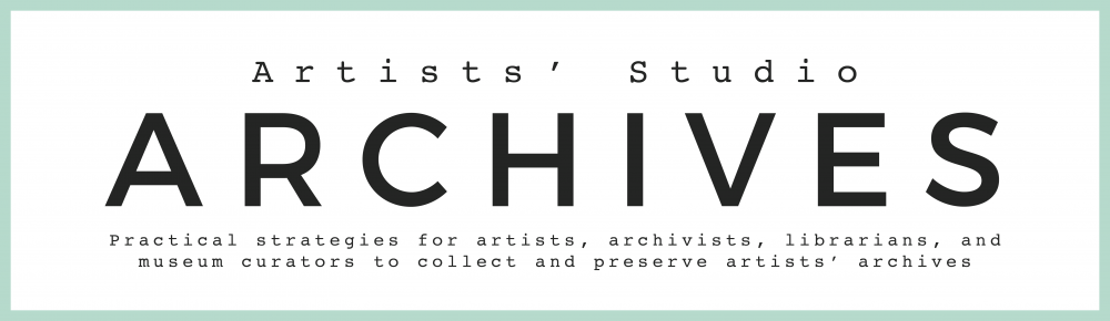 Artists' Studio Archives